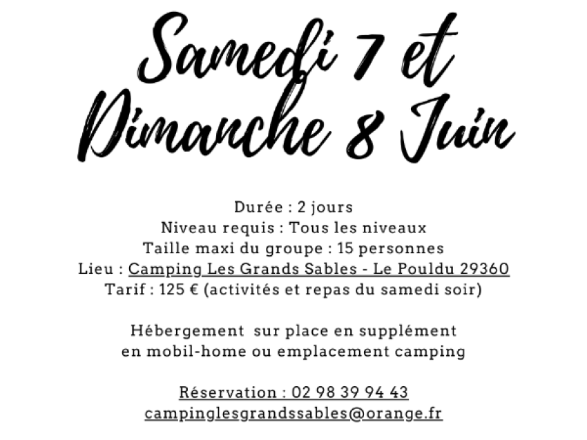 2 jours pour se ressourcer - camping les grands sables
