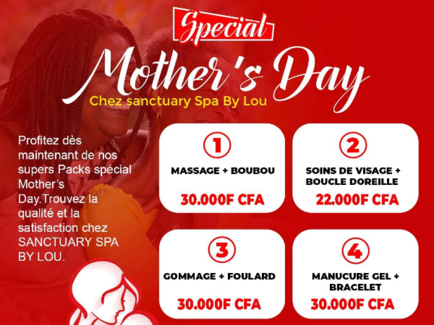 Offres spéciales fête des mères - Sanctuary_spa