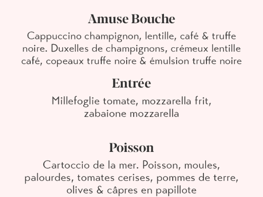 MENU FETE DES MERES 2025 - copyright