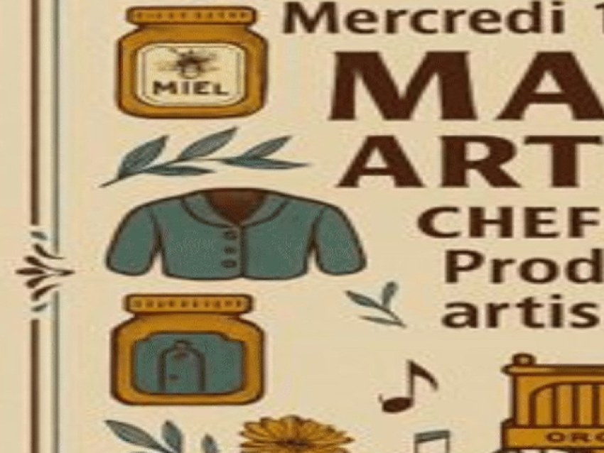 Marché artisanal et repas paysan