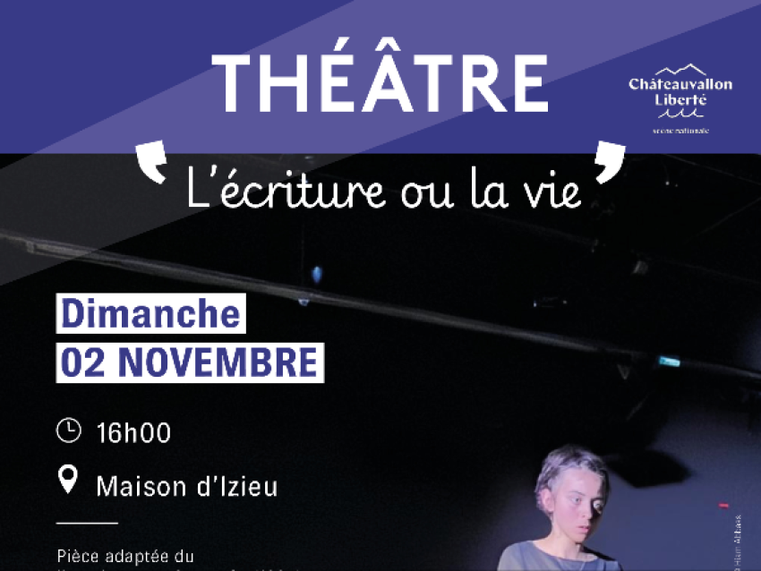 Théâtre : L’Écriture ou la vie d’après le livre de Jorge Semprún