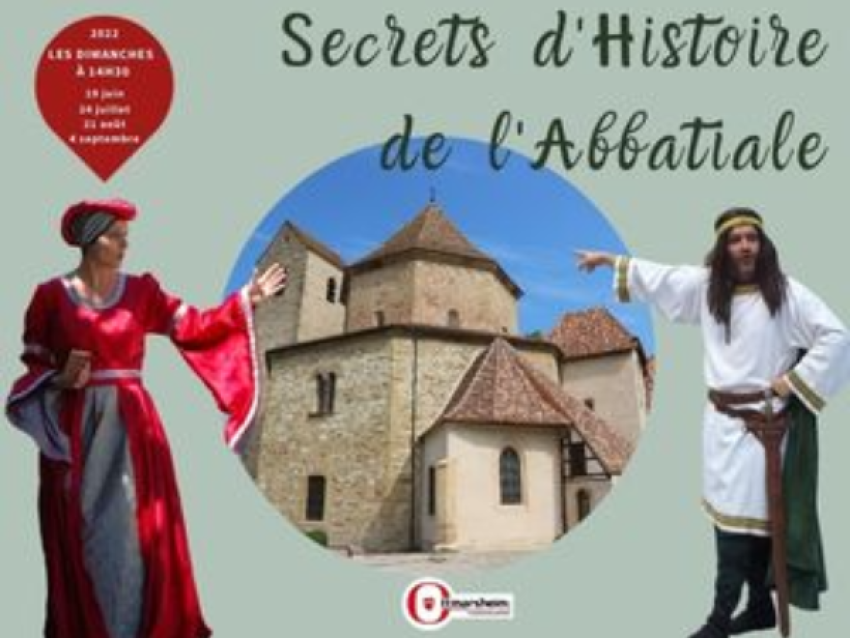 Visites théâtralisées de l'abbatiale d'Ottmarsheim - © Commune d'Ottmarsheim