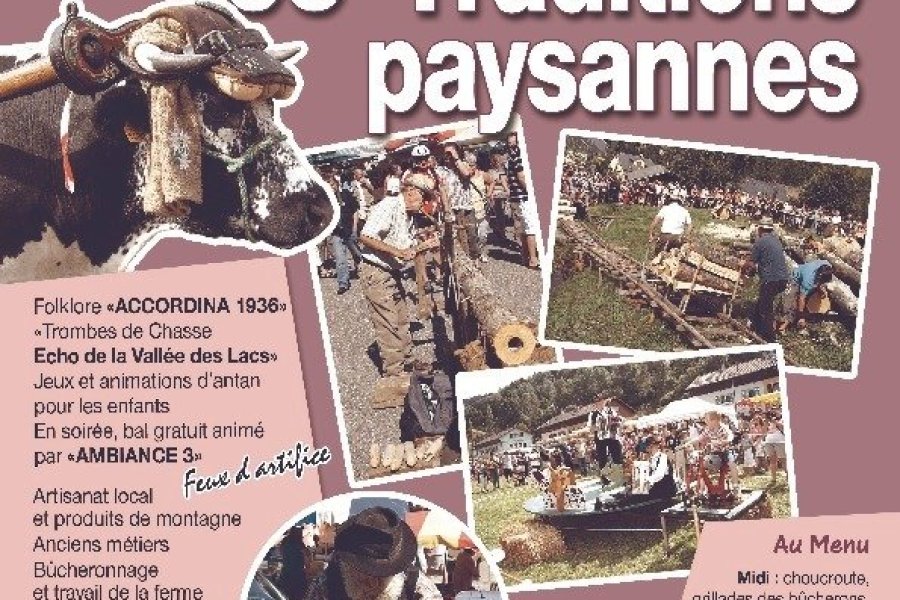 Traditions Paysannes au Bonhomme