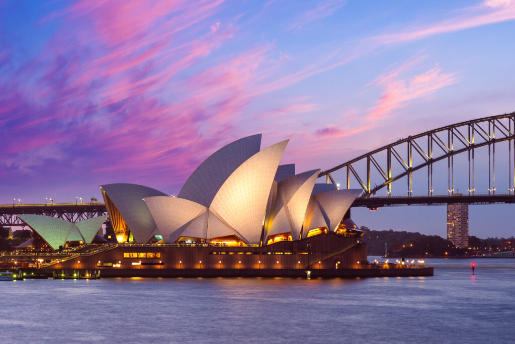 Vue sur l'Opéra de Sydney