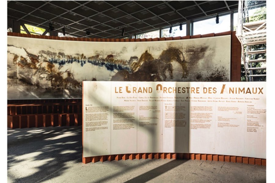 Vue de l'exposition Le Grand Orchestre des Animaux.