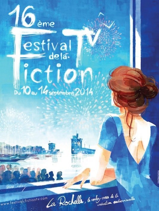 Affiche du 16ème Festival de la Fiction. - © Marine Coudray.