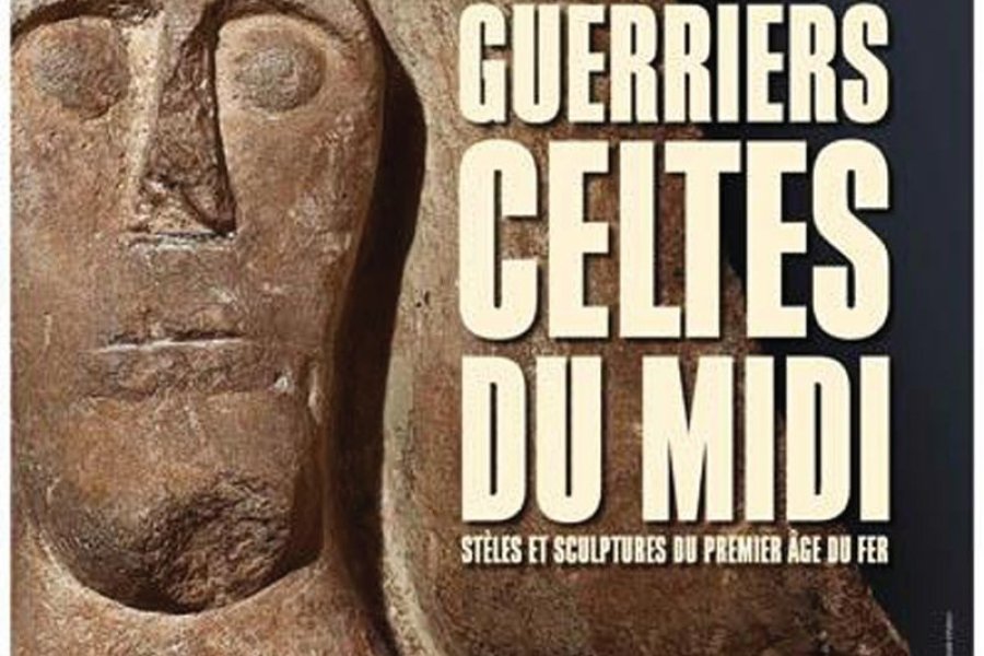 L'affiche de l'exposition Guerriers Celtes du Midi.