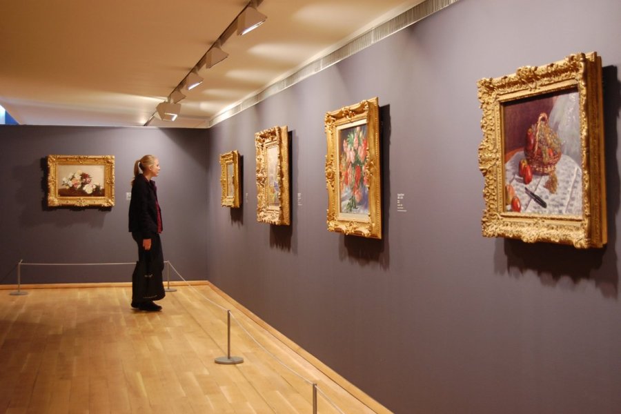 Une des salles du musée des impressionistes de Giverny.