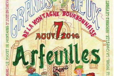 Affiche 51è Grands Jeux de la Montagne Bourbonnaise