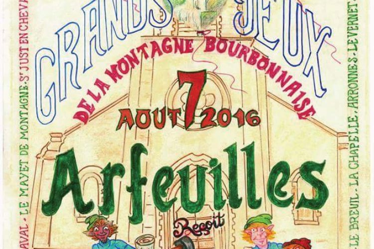 Affiche 51è Grands Jeux de la Montagne Bourbonnaise - © Michel GRANSEIGNE
