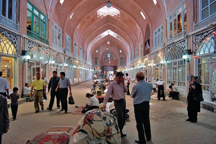 Un des couloirs du bazar de Tabriz. - © MARCOPOLO IRAN TOURING CO
