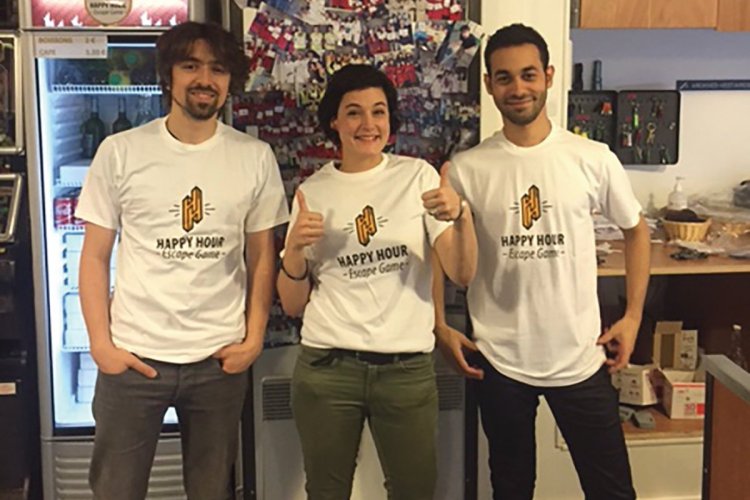L'équipe de l'Happy Hour Escape Game - © DR