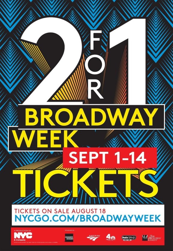 Affiche de la Broadway Week 2014. - © DR.