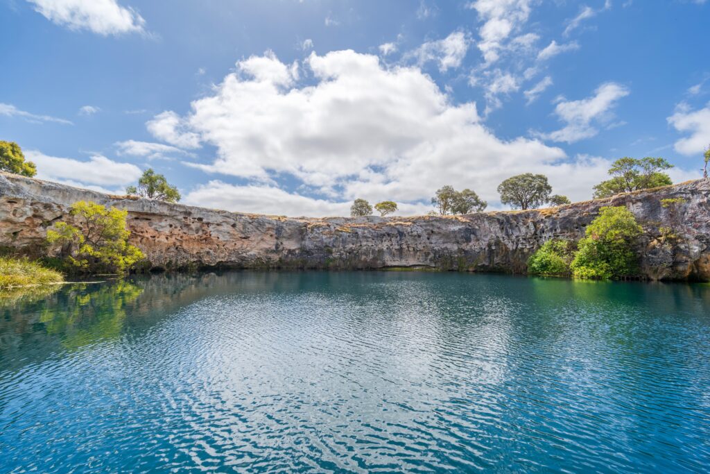 Que voir Sud de l'Australie ? Little Blue Lake