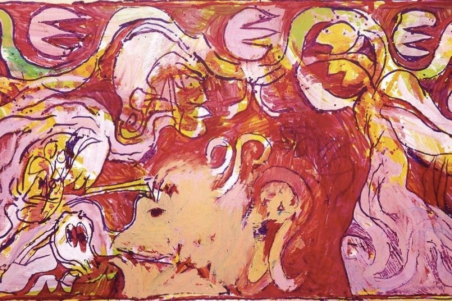 Plumes et pinceaux d'Alechinsky entreposés chez Matisse