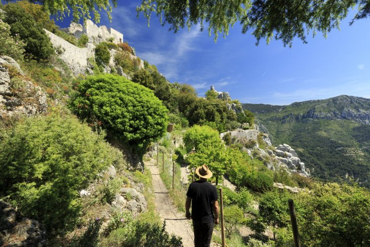 Jardin médiéval de Sainte-Agnès - © CRT Côte d'Azur - Camille MOIRENC