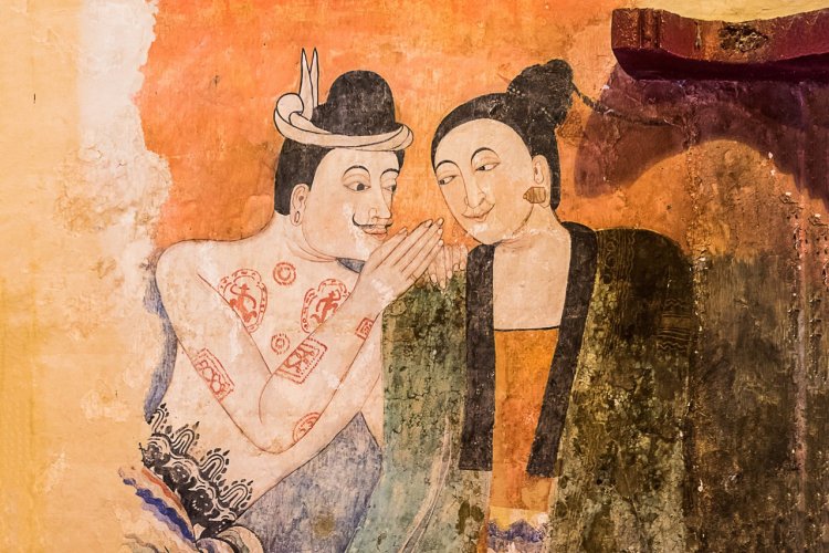 Fresque du temple Wat Phumin - © bouybin - Shutterstock.com
