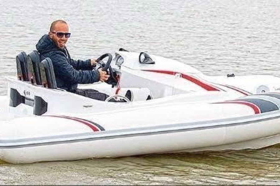 Le Seakart présenté au salon nautique de Paris, testé à Roquebrune-sur-Argens