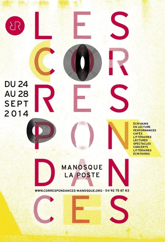 L'affiche des Correspondances de Manosque 2014. - © Correspondances de Manosque.