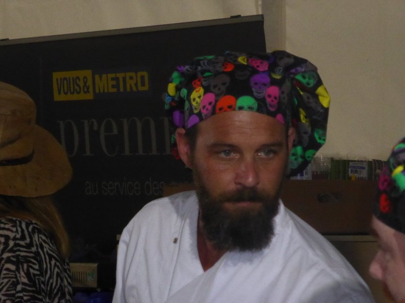 Laurent Favre-Mot, en pleine battle des Chefs - © Saliha HADJ-DJILANI