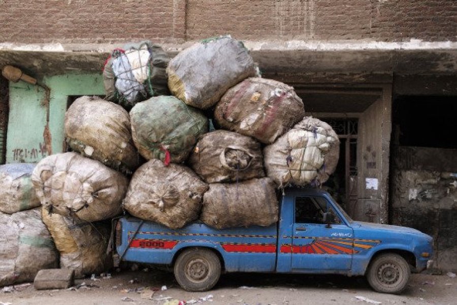 Véhicules de transport des déchets, Le Caire, Egypte, 2015