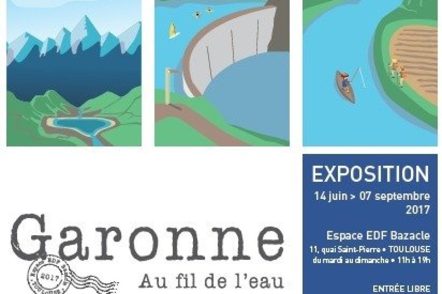 Garonne au fil de l'eau, expo à l'espace EDF Bazacle à Toulouse