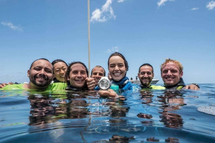 Le record d'apnée battu par la Colombie