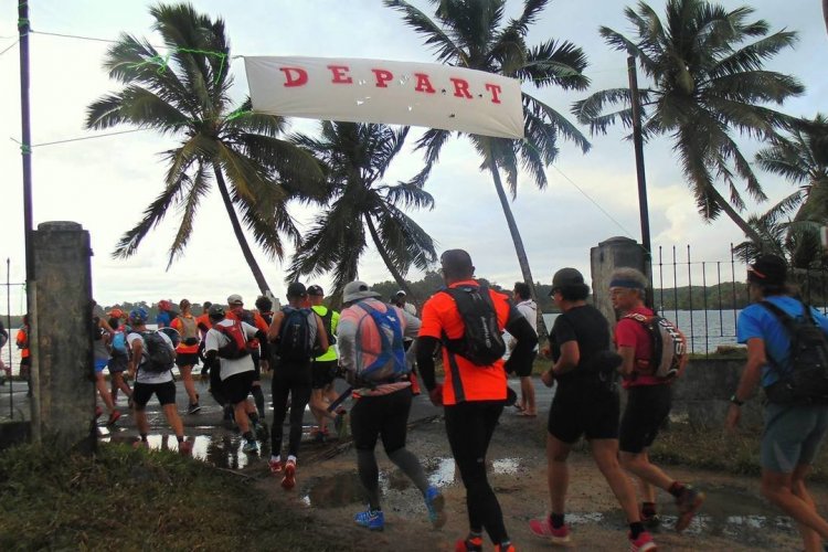 Le trail de 45km. - © Festival des baleines
