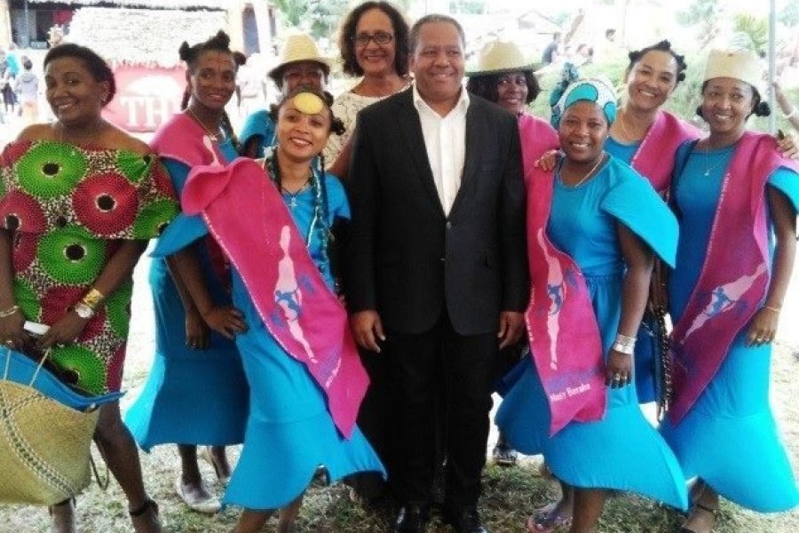 Roland Ratsiraka Ministre du Tourisme lors de l'inauguration de cette 3ème édition.