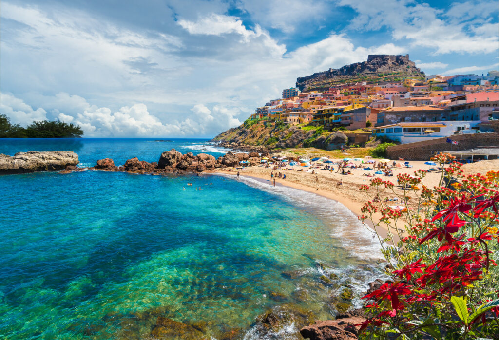 Ville de Castelsardo en Sardaigne