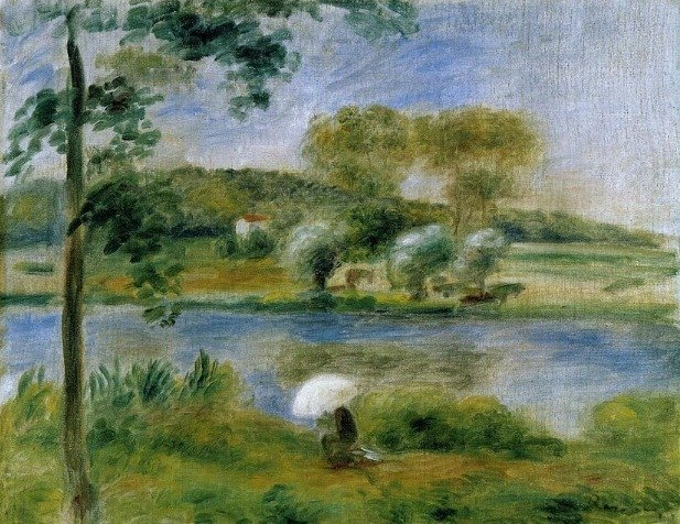 Les banques de la Rivière, Auguste Renoir - © DR