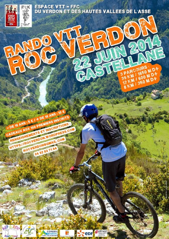 Affiche de l'événement - © Les organisateurs du Roc'Verdon 2014