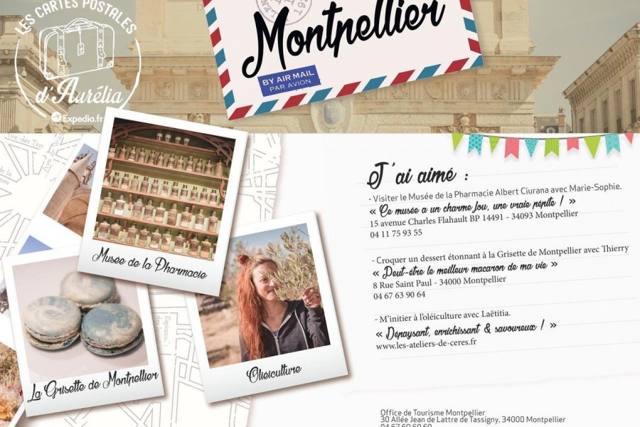 Les Cartes Postales d'Aurélia à Montpellier