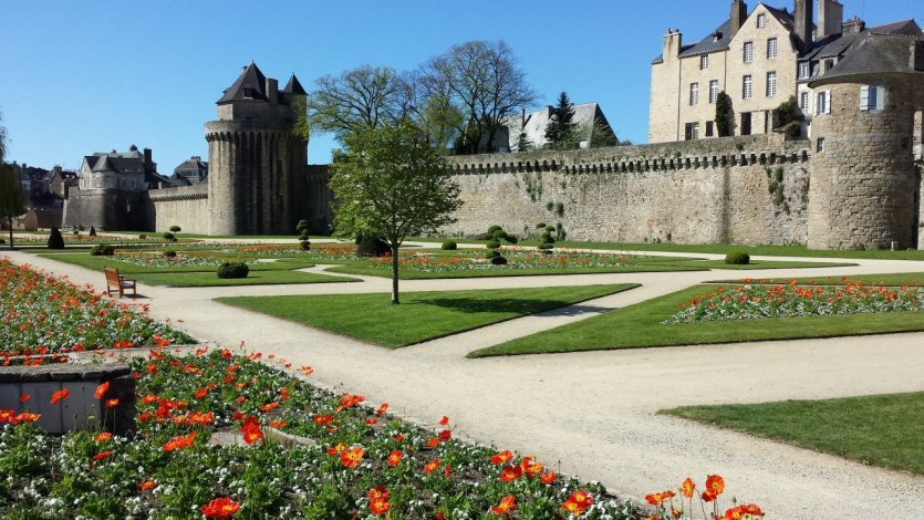 Jardin du château de l'Hermine, Vannes. - © Isabelle LEDOUX
