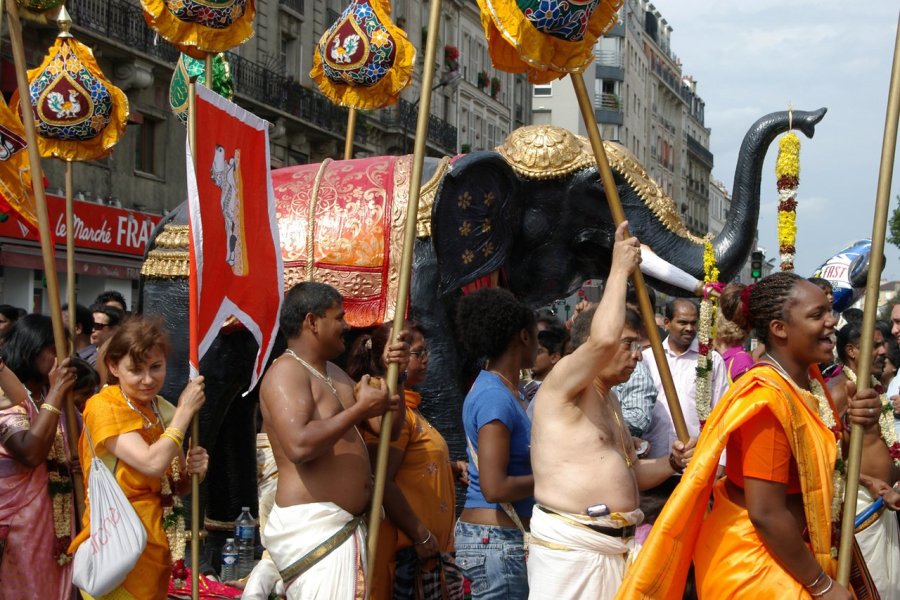 Paris, le quartier indien célèbre Ganesh