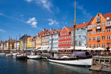 Nyhavn, le canal central de Copenhague.