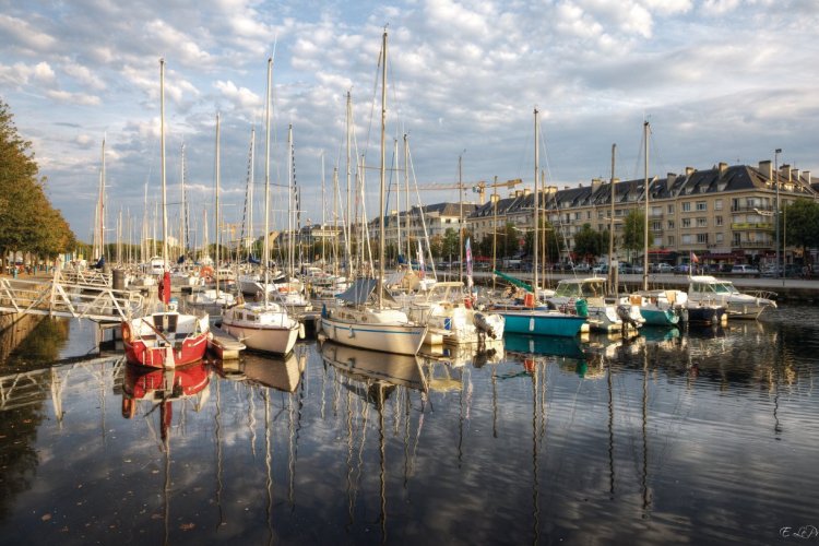 Le bassin Saint-Pierre, port historique de Caen - © Emmanuel LE PRIVE