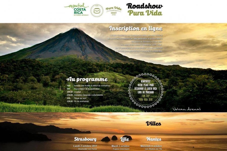 Un tout premier roadshow en France pour le Costa Rica
