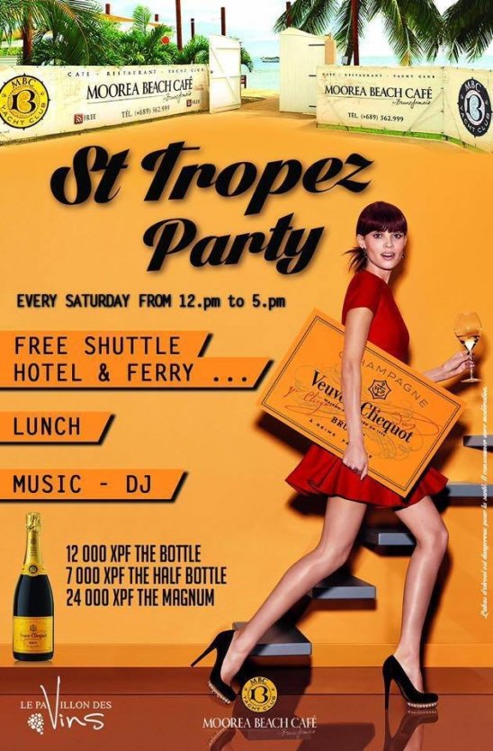 St tropez Party - © Moorea beach cafe