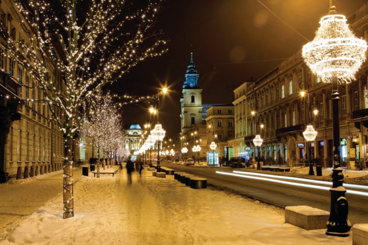 Illuminations dans les rues de Cracovie. - © Piotr WIERZBOWSKI