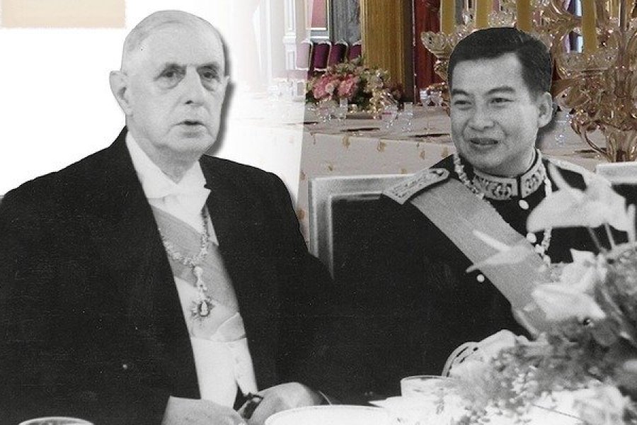 A table avec le général de Gaulle, dix ans de menus présidentiels (1959-1969)