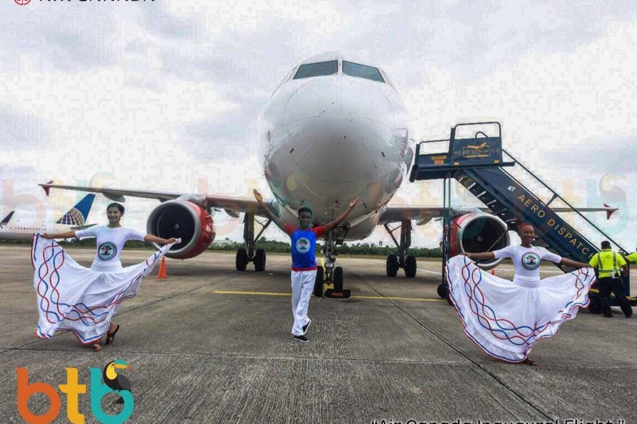 Air Canada inaugure son vol vers Belize