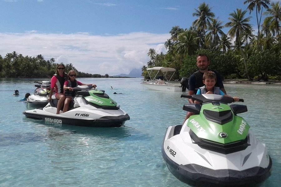 Découvrez le lagon de Tahaa en jet ski