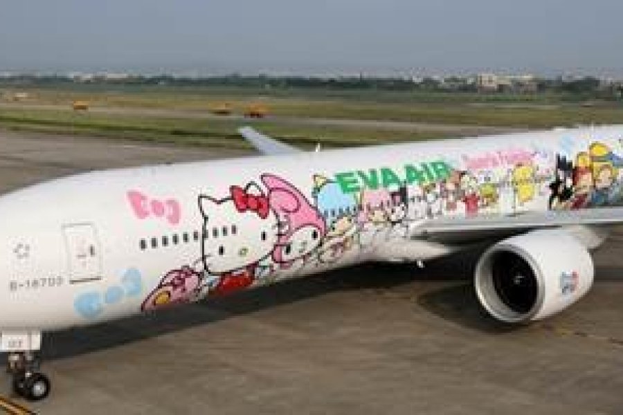 Hello Kitty prend l'air