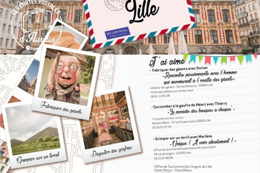 Les Cartes Postales d'Aurélia à Lille