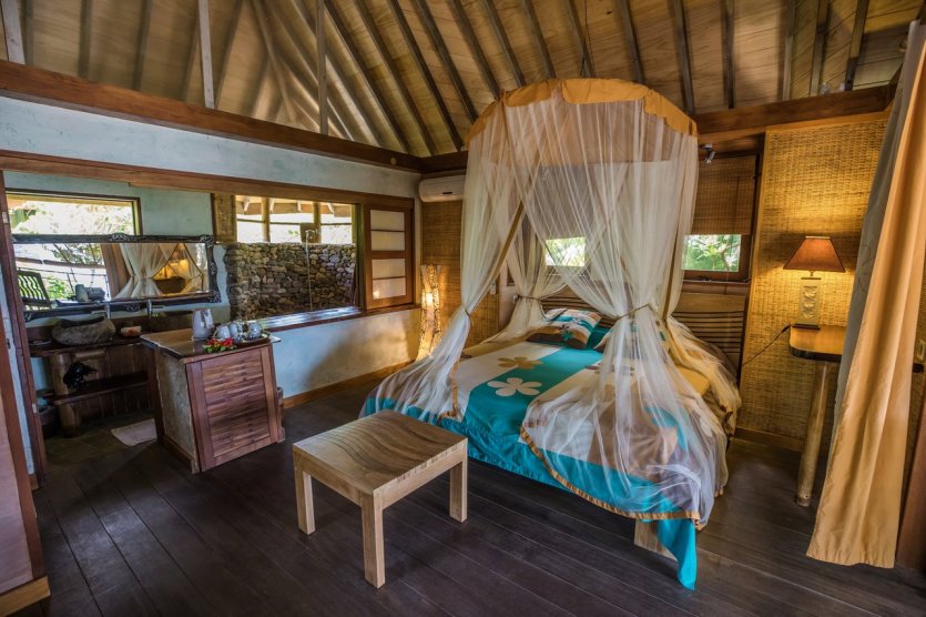 Le bungalow plage Tahinu - © Green Lodge