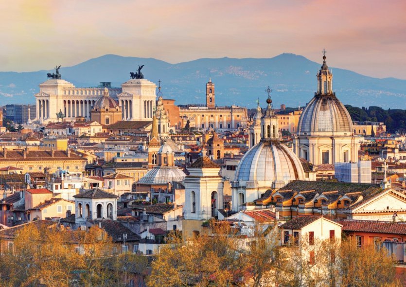 Vue sur Rome depuis le Château Saint-Ange. - © TomasSereda - iStockphoto