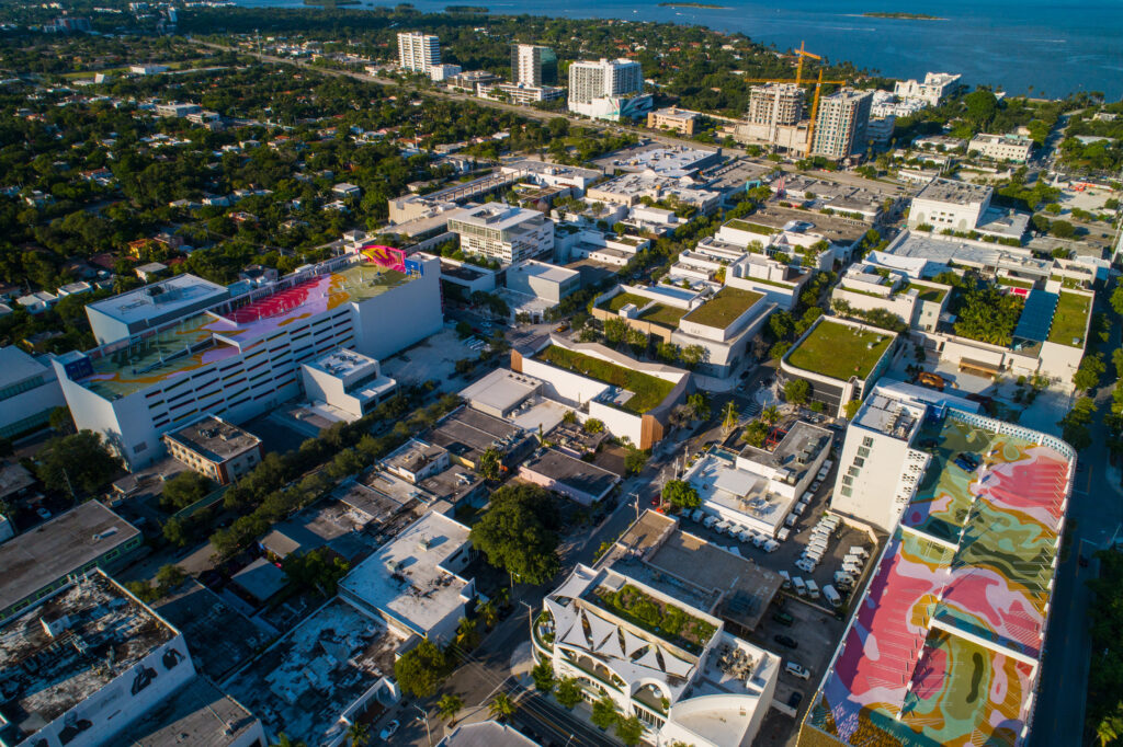 Aerial photo Design District Miami