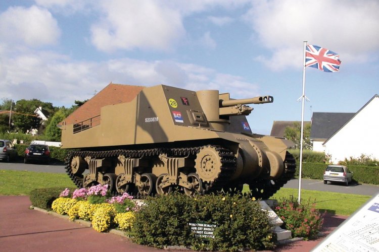 Le canon automoteur Sexton - Musée America - Gold Beach - © Jean-Pierre Dupont