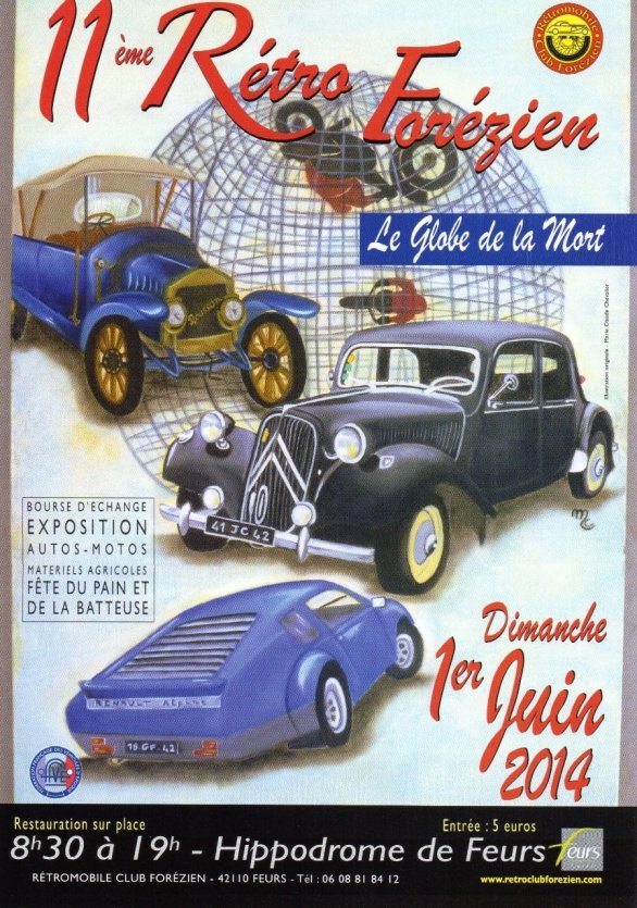 - © Le Rétromobile Club Forézien